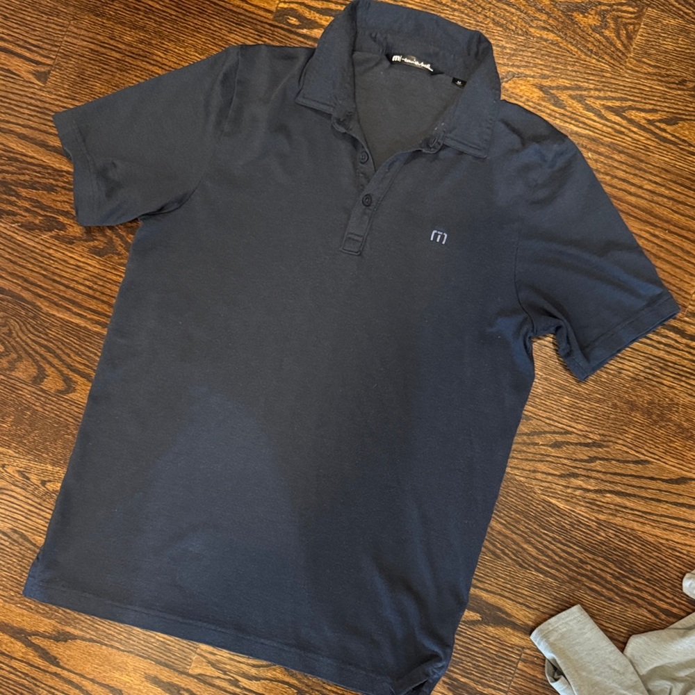 Travis Mathew Navy Polo Shirt
